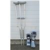 Image 1 : Set Of Crutches & Foot Air Casts