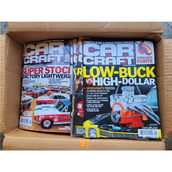 Box Full Of Car Craft Magazines