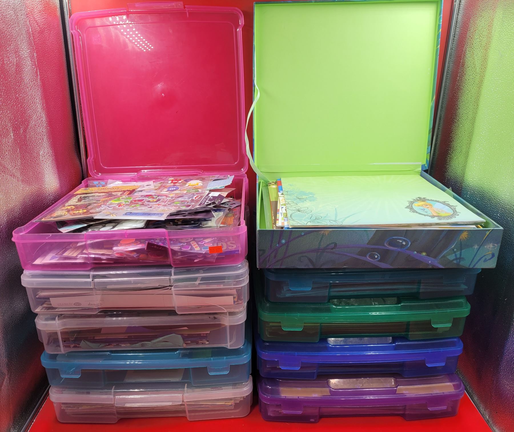 Large Lot Of Assorted Scrapbooking Materials & Supplies