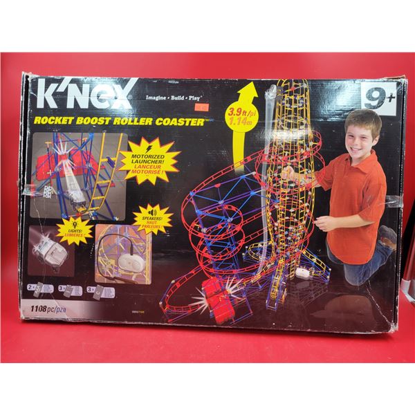 K'nex Rocket Boost Roller Coaster Set