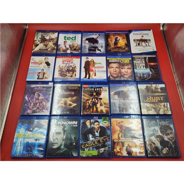 Lot Of 20 Assorted Blu-ray DVD's