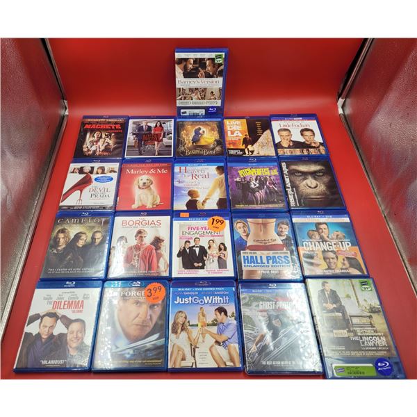Lot Of 21 Assorted Blu-ray DVD's