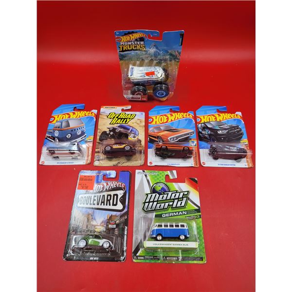 Lot Of Hot Wheels Including One Green Light Die Cast Vehicles