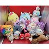 Image 1 : Lot Of Small-Medium Size Squishmallow Plushes