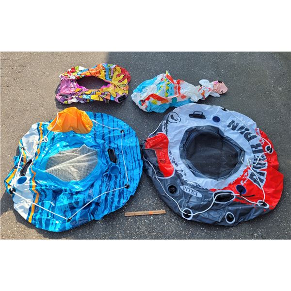 Lot Of Inflatable Pool Accessories