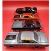 Image 1 : Lot Of 4 Die Cast Muscle Cars