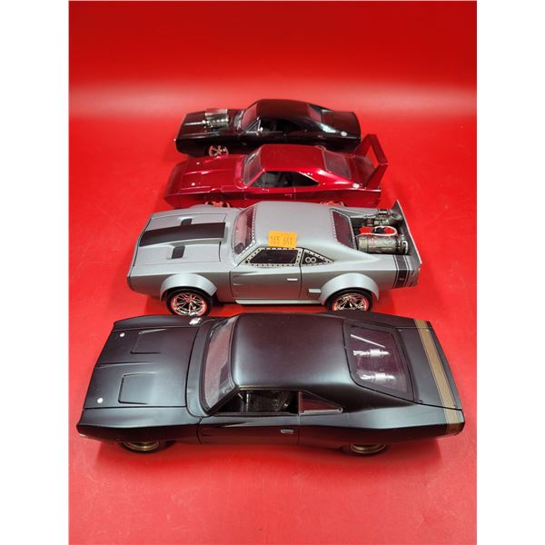 Lot Of 4 Die Cast Muscle Cars