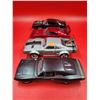 Image 1 : Lot Of 4 Die Cast Muscle Cars