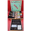 Image 1 : Complete Wooden Multi-Game Board Game Set Including, Monopoly, Clue, Chess & Crib