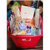Image 1 : Bin Full Of Misc. Art Supplies
