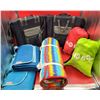 Image 1 : Camping & Outdoors Lot Including Picnic Table Covers & Air Bags
