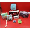 Image 1 : Camera Lot Including Tin Camera Storage Container & Tetris Gameboy Game