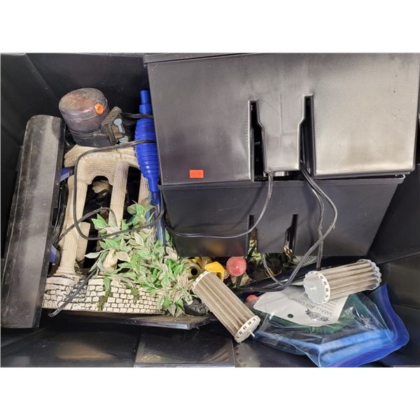 Large Lot Of Fish Tank Supplies