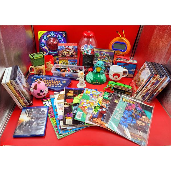 Lot Of Misc. Toys, Comics DVD's & More