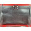 Image 1 : Large VTG Black Leather Briefcase