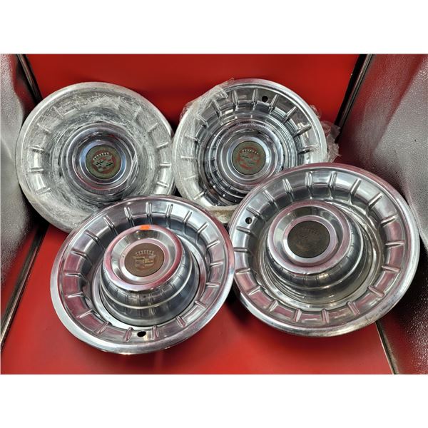 VTG 1950's Cadillac Hubcaps