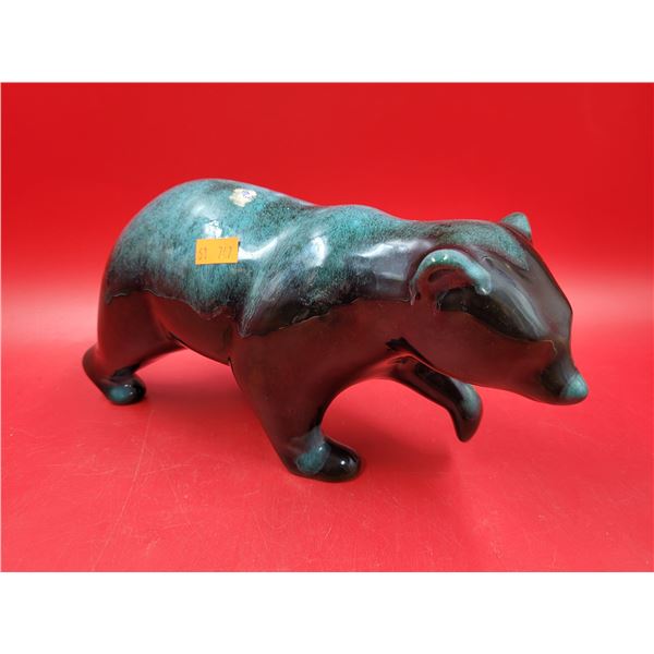 VTG Blue Mountain Pottery Walking Bear Figurine