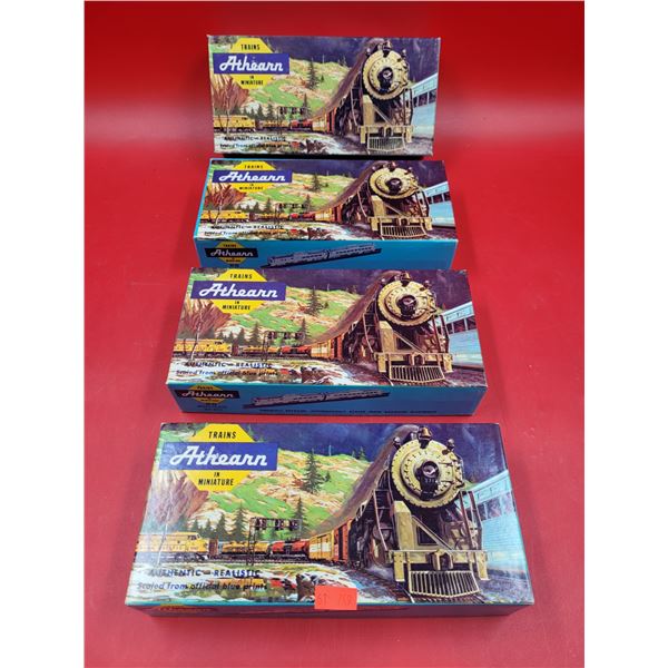 VTG Lot Of 4 Atheann Miniature Train Kits
