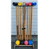 Image 1 : Croquet Set w/ Wooden Stand