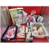 Image 1 : Assorted Doll & Part Lot w/ Victoria Ashlea Originals Musical Porcelain Doll