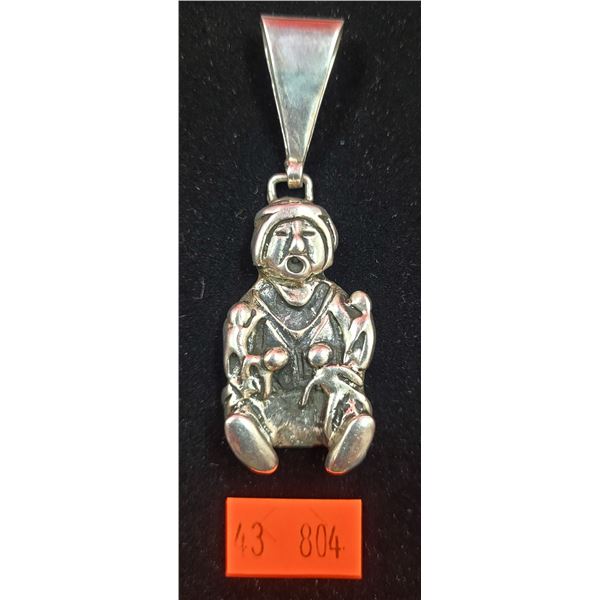 VTG Sterling Silver Navajo Storyteller Pendant