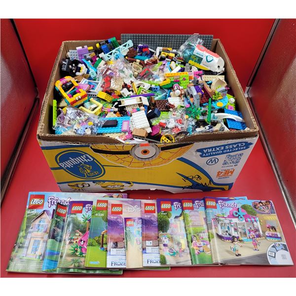Box of Assorted Lego w/ Misc. Manuals
