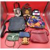 Image 1 : Assorted Bag Lot w/ Marilyn Monroe, Samsonite, Mathew + Julian, & More