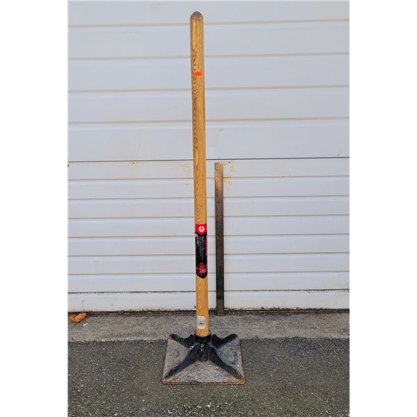 Razor 10" Land Scape Hand Tamper w/ Wooden Handle