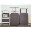 Image 1 : 2 Folding Tables & Stepladder