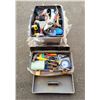 Image 1 : Assorted Tool Lot w/ Toolbox, Hammers, Pliers, Tape Measure, & More