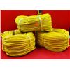 Image 1 : 3 Rolls of Yellow Polypropylene Rope