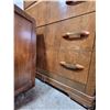 Image 2 : Antique Waterfall Bedroom Suite w/ Bakelite Handles