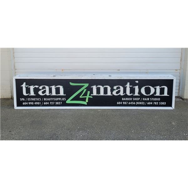 Large Tran Z4 Mation Spa // Barber Shop // Hair Studio Sign
