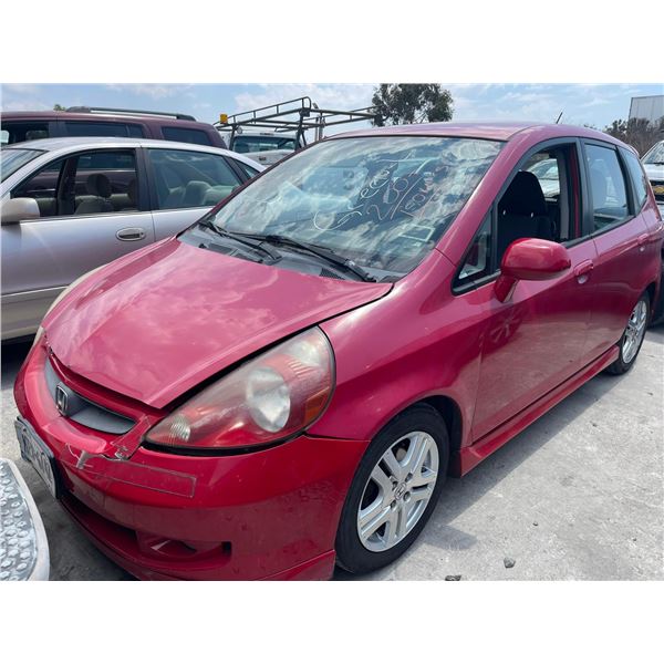 HOND FIT 2007 APP/DUP-T/EXP-ONLY