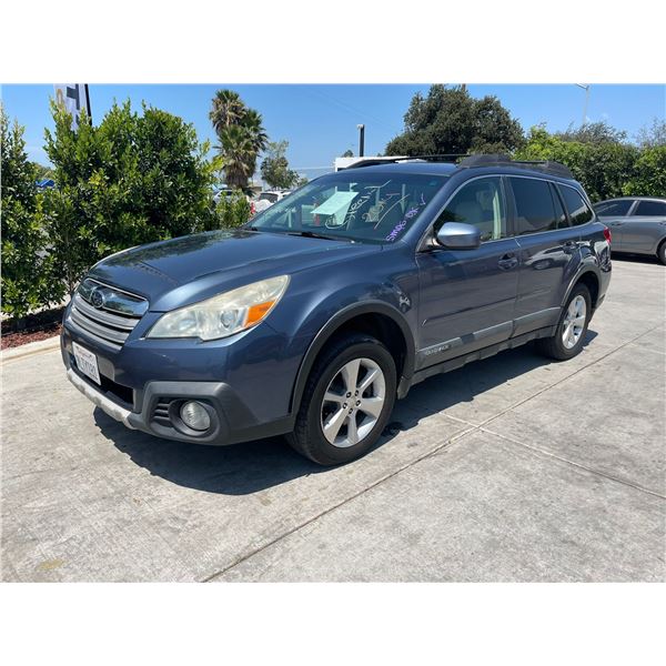 SUBA OUTBACK 2014 APPT/DUP-T SMOG
