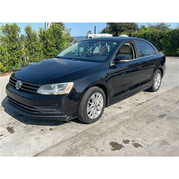 VOLK JETTA 2015 SALVAGED TITLE