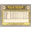 Image 2 : 1981 FLEER WILLIE WILSON