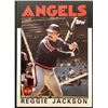 Image 1 : 1986 TOPPS REGGIE JACKSON (HOF)