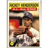 Image 1 : 1986 TOPPS RICKEY HENDERSON (HOF)