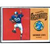 Image 1 : 1964 O-PEE-CHEE CFL SHERMAN LEWIS ROOKIE CARD
