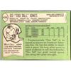 Image 2 : 1978 TOPPS ED 'TOO TALL' JONES