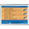 Image 2 : 2005 FLEER B.J. UPTON / SCOTT KAZMIR ROOKIE CARD