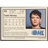 Image 2 : 1991-92 7th INNING SKETCH TODD HARVEY JUNIOR CARD