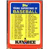 Image 2 : 1986 TOPPS KAYBEE BASEBALL 'YOUNG STARS' BOX SET