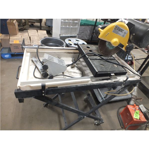 Powerfist 10" Wet Tile Saw