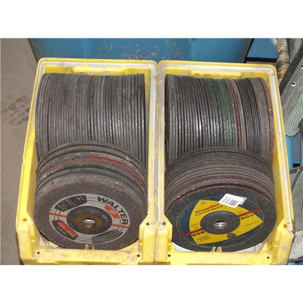 2 Small Bins Of Grinding Disc's