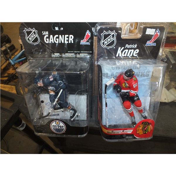 Sam Gagner & Patrick Kane McFarland Hockey Figurines