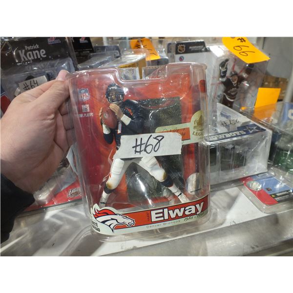 Drew Bledsoe / Barry Sanders / John Elway McFarland NFL Figurines