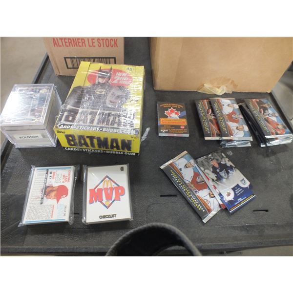 Assorted Baseball / NHL / Batman Trading Cards