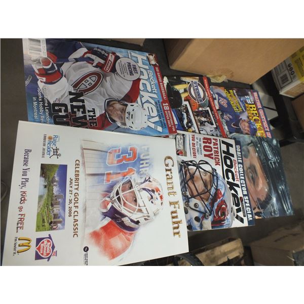 Assorted Card Sleeves & Sports Books